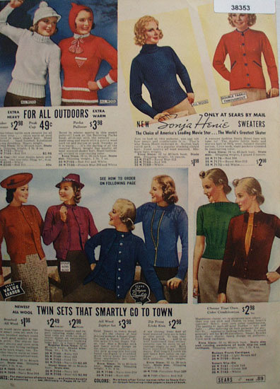 Sears Sweater Ad (1939)